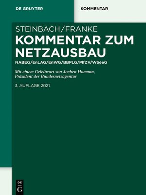 cover image of Kommentar zum Netzausbau